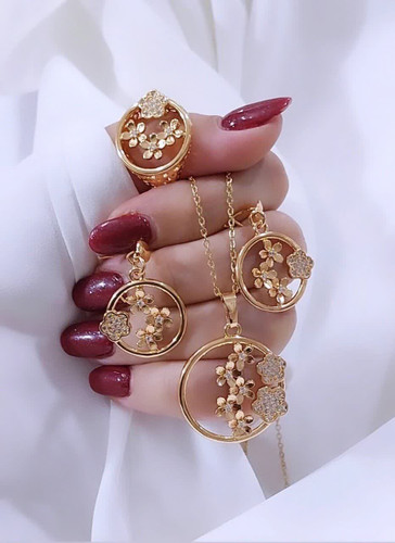 نیم ست زنانه ژوپینگ طرح طلا